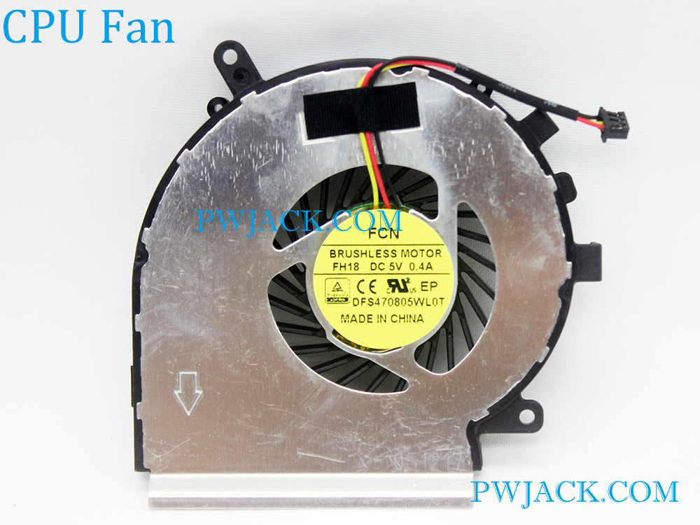 (image for) MSI GE62 2QE 2QF CPU GPU Fan Assembly MS-16J1